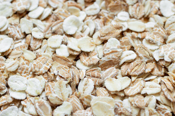 oatmeal. porridge. Breakfast. background. macro