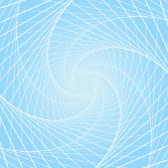Radial line with bule background.