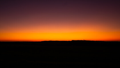 Sunset in Loenstrup, Denmark