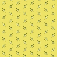 Seamless mistletoe background