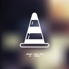 Traffic cone icon