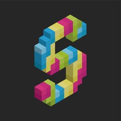 Isometric alphabet S