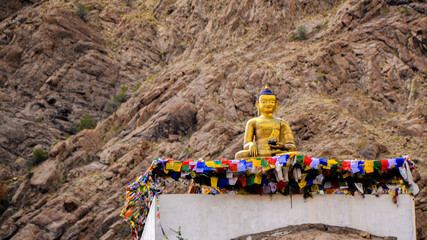 Buddha among the himalayas, Leh, Ladakh