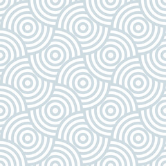 overlapping circle line with color background.