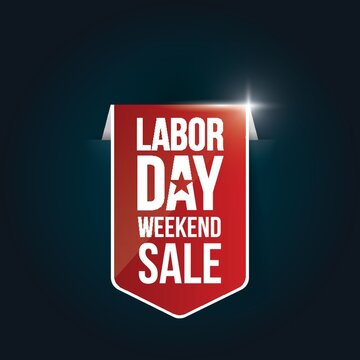 Labor day weekend sale banner