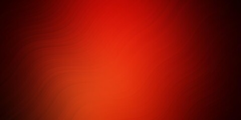Dark Orange vector template with lines. Abstract illustration with bandy gradient lines. Template for cellphones.