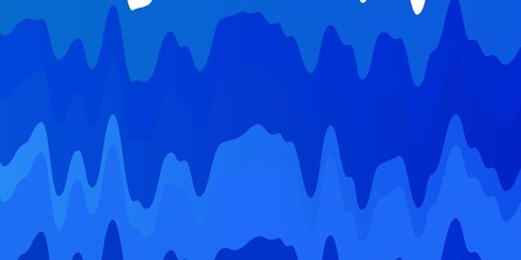 Light BLUE vector background with curves. Illustration in halftone style with gradient curves. Best design for your ad, poster, banner.