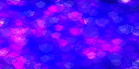 Light Purple vector texture with disks.