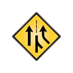 Added lane sign