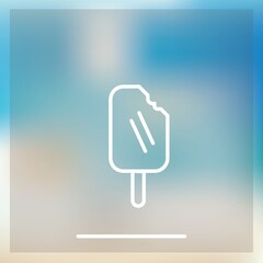 Ice cream stick icon