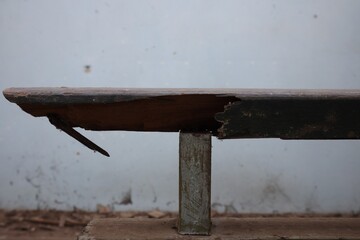 old rusty metal boat