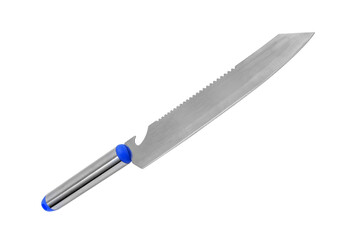 Stainless Knife Isolated on white background with clipping path included.