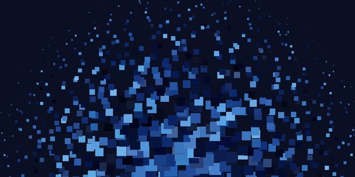 Light BLUE vector background with rectangles. Colorful illustration with gradient rectangles and squares. Design for your business promotion.