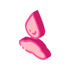 Changeable Mood Symptomp Of Pregnancy vector isometric sign. color isolated symbol illustration