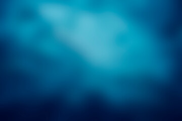 Obraz premium blue gradient background, abstract illustration of deep water 