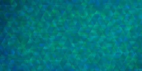 Light BLUE vector background with lines, triangles.