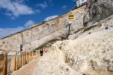 Rosh HaNikra grottoes cable car 