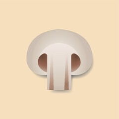 Sliced mushroom