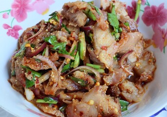 chicken and vegetable salad