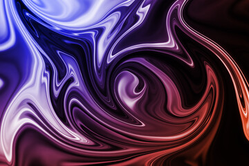 Abstract background of colorful liquid liner. Abstract texture of liquid acrylic.