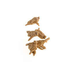 Ginseng or Dried Ginseng on a background new.