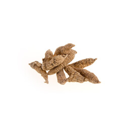 Ginseng or Dried Ginseng on a background new.