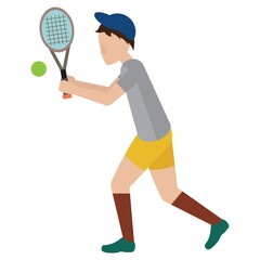 Obraz na płótnie Canvas Tennis player