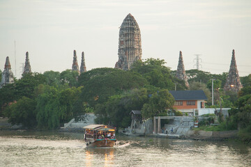 Ayutthaya, Thailand - August 23th 2015: Ayutthaya is the former capital of Phra Nakhon Si Ayutthaya...