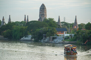Ayutthaya, Thailand - August 23th 2015: Ayutthaya is the former capital of Phra Nakhon Si Ayutthaya...