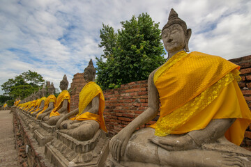 Ayutthaya, Thailand - August 23th 2015: Ayutthaya is the former capital of Phra Nakhon Si Ayutthaya...