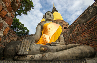 Ayutthaya, Thailand - August 23th 2015: Ayutthaya is the former capital of Phra Nakhon Si Ayutthaya...