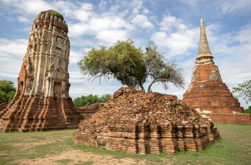 Ayutthaya, Thailand - August 23th 2015: Ayutthaya is the former capital of Phra Nakhon Si Ayutthaya...