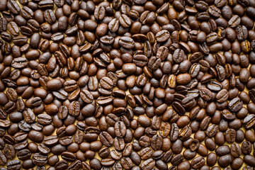 Coffee beans background 