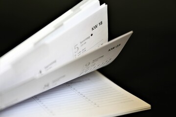 newspaper on the table