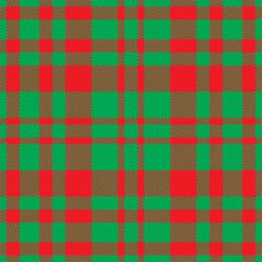 Tartan plaid pattern seamless. Print fabric texture. Check vector background.