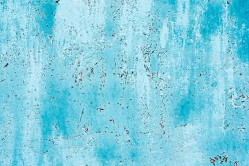 Grunge blue iron texture background, metal background with scratches