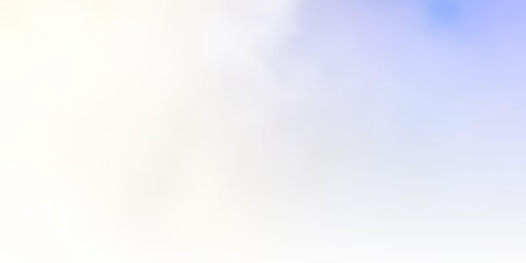 Light Blue, Yellow vector background with clouds. Illustration in abstract style with gradient clouds. Colorful pattern for appdesign.