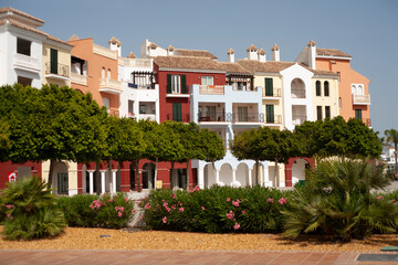 Fototapeta na wymiar Spanish residences.