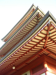 roof of the temple