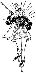 Beautiful Majorette