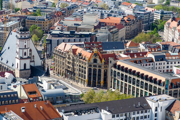 Panorama Innenstadt Leipzig