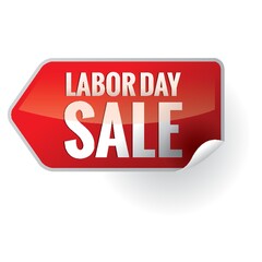 Labor day sale sticker
