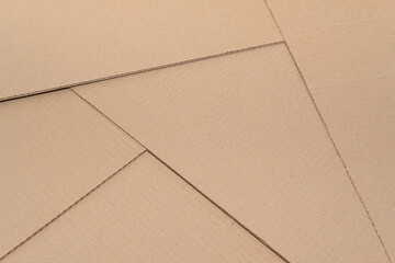 Cardboard paper backdrop, textured background. Natural packaging, brown recycled paper with text copy space