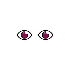 eye vector design template illustration