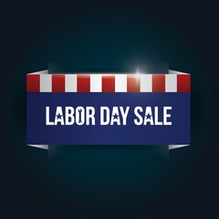 Labor day sale banner