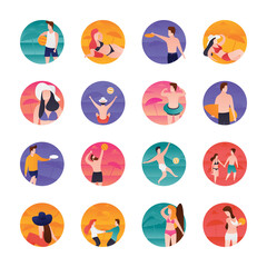 
Beach Fun Icons 
