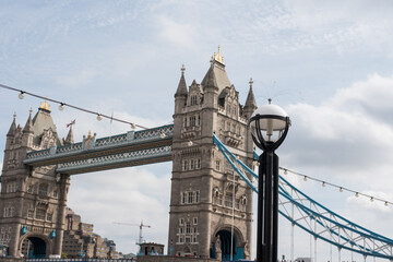 Bascule bridge tower in the city centre. 
