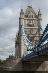 Fototapeta na wymiar The most famous bascule bridge in the United Kingdom. 