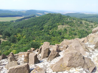 Fototapeta na wymiar View from Holloko Castle, Hungary