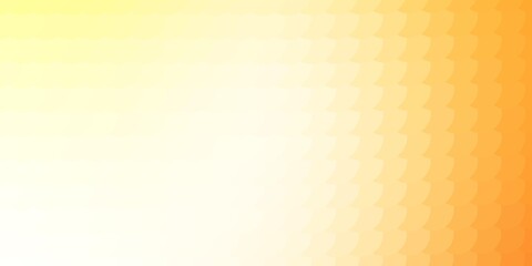 Fototapeta premium Light Orange vector template with circles. Abstract decorative design in gradient style with bubbles. Design for your commercials.